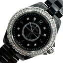 シャネル CHANEL J12 33MM H3108 ブラック セラミック クオーツ レディース 腕時計【中古】