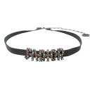 クリスチャン・ディオール Christian Dior J’ADIOR チョーカー マルチ/ブラック メタル/ラインストーン アクセサリー【中古】