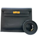 エルメス HERMES ケリーダンス B刻 ブラック・ゴールド金具 スイフト レディース ショルダーバッグ【中古】