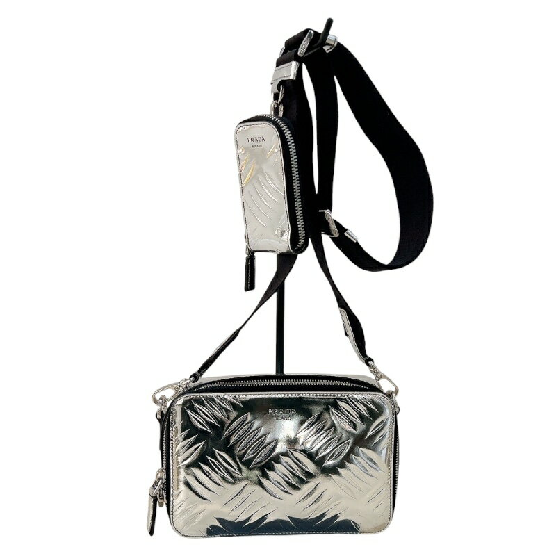 楽天市場】PRADA プラダ ショルダー(カラーシルバー)(バッグ 楽天市場】PRADA プラダ ショルダー(カラーシルバー)(バッグ