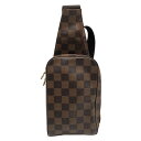 ルイ・ヴィトン LOUIS VUITTON ジェロニモス N51994 ダミエ メンズ ボディバッグ【中古】