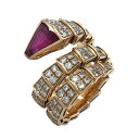 ブルガリ BVLGARI セルパンティヴァイパーリング K18PG ジュエリー【中古】