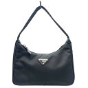 プラダ PRADA Re-Edition 2000 ミニバッグ 1NE515 ブラック シルバー金具 ナイロン レディース ショルダーバッグ【中古】