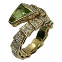 ブルガリ BVLGARI セルペンティヴァイパーリング K18ゴールド ダイヤモンド ジュエリー【中古】