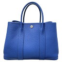 エルメス HERMES ガーデンパーティTPM C刻印 ブルーザンジバル ネゴンダ レディース トートバッグ【中古】