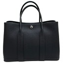 エルメス HERMES ガーデンパーティTPM W刻印 ブラック ネゴンダ レディース トートバッグ【中古】