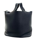 エルメス HERMES ピコタンロックMM C刻 ブラック SV金具 トリヨン レディース ハンドバッグ【中古】(4)