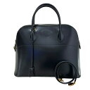 エルメス HERMES ボリード35 〇Y刻 ブラック GD金具 ボックスカーフ レディース ショルダーバッグ【中古】(4)