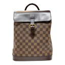 ルイ・ヴィトン LOUIS VUITTON ソーホー N51132 ブラウン ゴールド金具 ダミエキャンバス レディース リュック・デイパック【中古】
