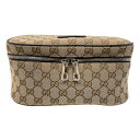 グッチ GUCCI GGキャンバス ボディバッグ 630915 ブラウン シルバー金具 キャンバス メンズ ボディバッグ【中古】