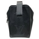 ルイ・ヴィトン LOUIS VUITTON ヴァヴァンNV M57292 ブラック モノグラムシャドウ メンズ セカンドバッグ【中古】