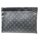 ルイ・ヴィトン LOUIS VUITTON ポシェット・ディスカバリー M62291 モノグラム・エクリプスキャンバス メンズ クラッチバッグ【中古】