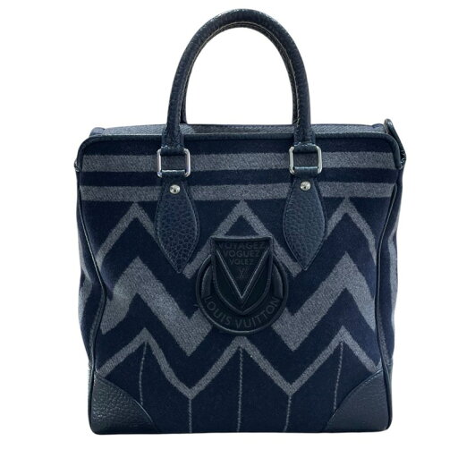 ルイ・ヴィトン LOUIS VUITTON カバヴェイルカラコラム M95240 ネイビー SV金具 フェルト・レザー メンズ トートバッグ【中古】 ルイ・ヴィトン LOUIS VUITTON カバヴェイルカラコラム M95240 ネイビー SV金具 フェルト・レザー メンズ トートバッグ【中古】