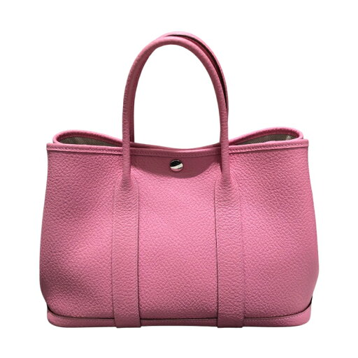 エルメス HERMES ガーデンパーティーTPM Z刻 ピンク ネゴンダ レディース ハンドバッグ【中古】 エルメス HERMES ガーデンパーティーTPM Z刻 ピンク ネゴンダ レディース ハンドバッグ【中古】