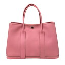 エルメス HERMES ガーデンパーティTPM U刻 ローズコンフェッティ シルバー金具 ヴォーエプソン レディース ハンドバッグ【中古】(4)