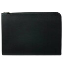 ルイ・ヴィトン LOUIS VUITTON ポシェット・ジュールGM M67768 ブラック トリヨン メンズ クラッチバッグ【中古】