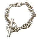 エルメス HERMES シェーヌダンクルブレスTGM シルバー925 ジュエリー【中古】