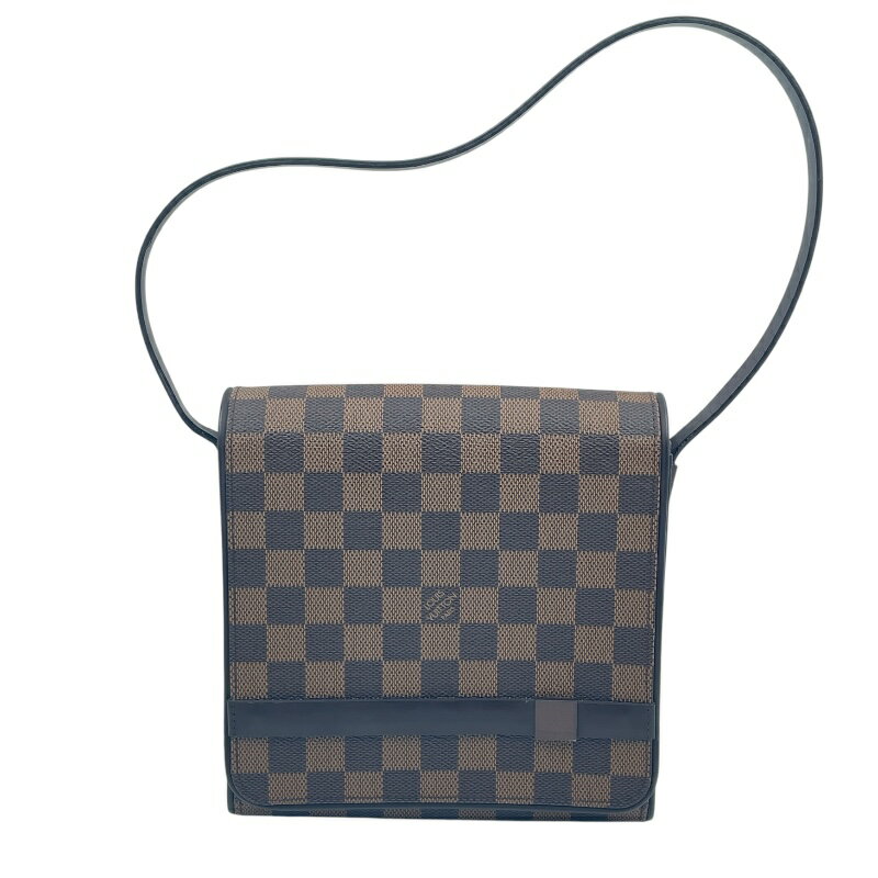 ルイ・ヴィトン LOUIS VUITTON トライベッカ・ミニ N51162 ブラウン ダミエキャンバス レディース ショルダーバッグ【中古】