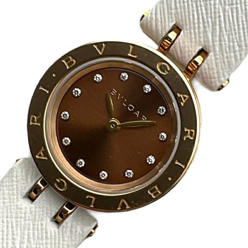 ブルガリ BVLGARI B-Zero1 BZP23SG ブラウン SS/PG レディース 腕時計【中古】