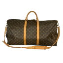 ルイ・ヴィトン LOUIS VUITTON キーポル・バンドリエール60 M41412 ブラウン/ゴールド金具 モノグラムキャンバス ユニセックス ボストンバッ...