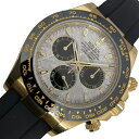 ロレックス ROLEX デイトナ メテオライト 116518LN メテオライト/ブラック K18YG/ラバー 自動巻き メンズ 腕時計【中古】