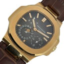 パテック・フィリップ PATEK PHILIPPE ノーチラス プチコン コンプリケーション 5712R-001 ブラック/ブラウン K18PG/革ベルト メン...