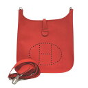 【★エントリーでP10倍★8/4〜8/11まで】エルメス HERMES エヴリン3 PM B刻 ローズテキサス シルバー金具 トリヨン レディース ショルダーバ...