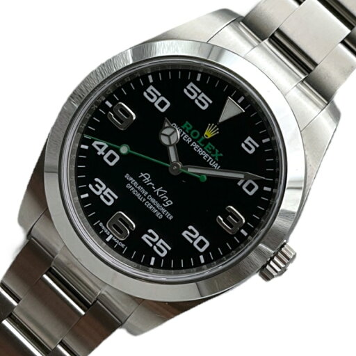 ロレックス ROLEX エアキング 116900 ブラック ステンレススチール メンズ 腕時計【中古】 ロレックス ROLEX エアキング 116900 ブラック ステンレススチール メンズ 腕時計【中古】