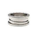 ブルガリ BVLGARI ビーゼロワンリング3バンド(S) K18WG ジュエリー【中古】(4)