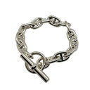 エルメス HERMES シェーヌダンクルブレスMM 15コマ シルバー925 ジュエリー【中古】