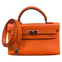 エルメス HERMES タイニーケリー □O刻 フー エプソン レディース ショルダーバッグ【中古】