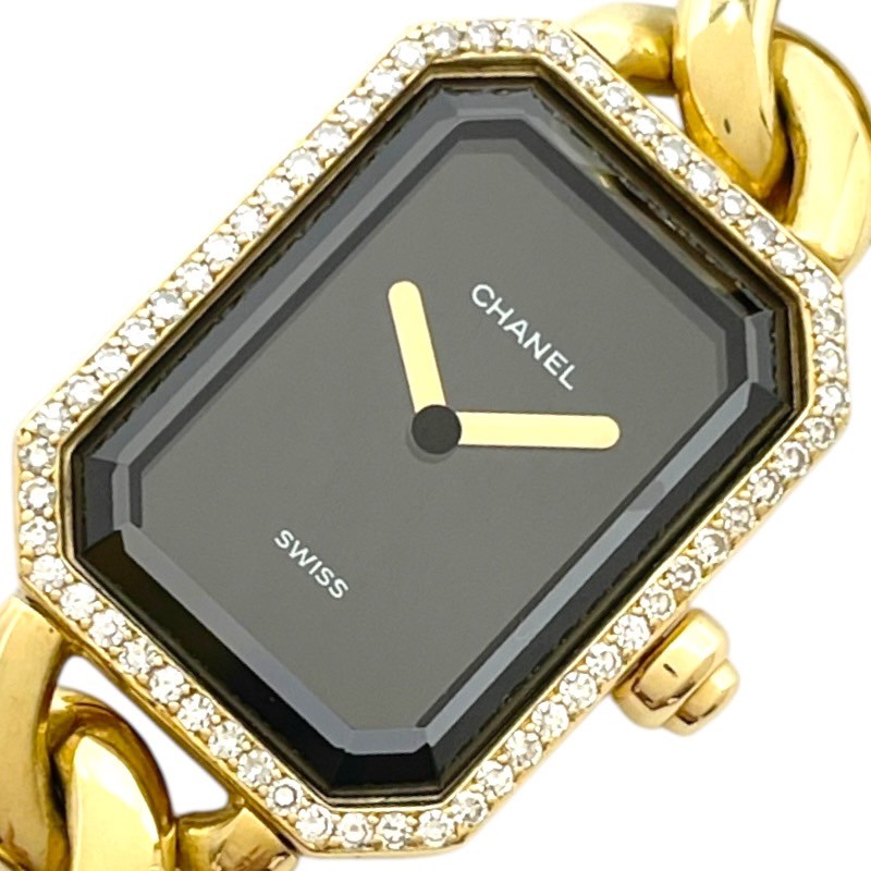 シャネル CHANEL プルミエールM H0113 K18YG レディース 腕時計【中古】