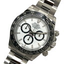 ロレックス ROLEX コスモグラフ・デイトナ ランダムシリアル 126500LN ホワイト SS メンズ 腕時計【中古】