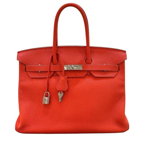 エルメス HERMES バーキン35 □P刻 カプシーヌ シルバー金具 トゴ レディース ハンドバッグ【中古】 エルメス HERMES バーキン35 □P刻 カプシーヌ シルバー金具 トゴ レディース ハンドバッグ【中古】