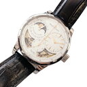 ジャガー・ルクルト JAEGER-LE COULTRE デュオメトロ Q6012420 K18ホワイトゴールド メンズ 腕時計【中古】
