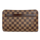 ルイ・ヴィトン LOUIS VUITTON サンルイ N51993 ブラウン ゴールド金具 ダミエ メンズ クラッチバッグ【中古】