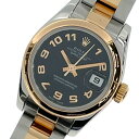ロレックス ROLEX デイトジャスト26 コンセントリック 179161 PG/SS 自動巻き レディース 腕時計【中古】(2)