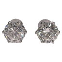 ダイヤモンドピアス Pt900/ダイヤモンド ジュエリー【中古】