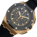 オーデマ・ピゲ AUDEMARS PIGUET ロイヤルオークオフショア クロノグラフ 26401RO.OO.A002CA.02 ブラック K18PG/セラミッ...