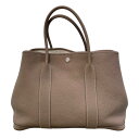 エルメス HERMES ガーデンパーティPM A刻印 エトゥープ ネゴンダ レディース トートバッグ【中古】