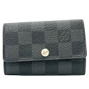ルイ・ヴィトン LOUIS VUITTON ミュルティクレ6 M62662 ダミエ・グラフィット メンズ キーケース【中古】(4)