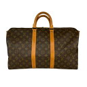 ルイ・ヴィトン LOUIS VUITTON キーポル・バンドリエール45 M41416 モノグラム モノグラムキャンバス ユニセックス ボストンバッグ【中古】