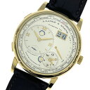 ランゲ&ゾーネ A.LANGE&SOHNE ランゲ1 タイムゾーン 116.021 シルバー K18イエローゴールド 750YG/社外ベルト/純正尾錠 メンズ ...