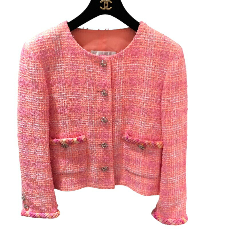 ★CHANEL★極美品★ノーカラー★COCO★ツイード★ジップ★コート 楽天市場】シャネル ジャケット(種類(コート・ジャケット