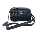 ミュウミュウ miu miu マテラッセ ショルダーバッグ 5BH118 ラムスキン/GD金具 レディース ショルダーバッグ【中古】
