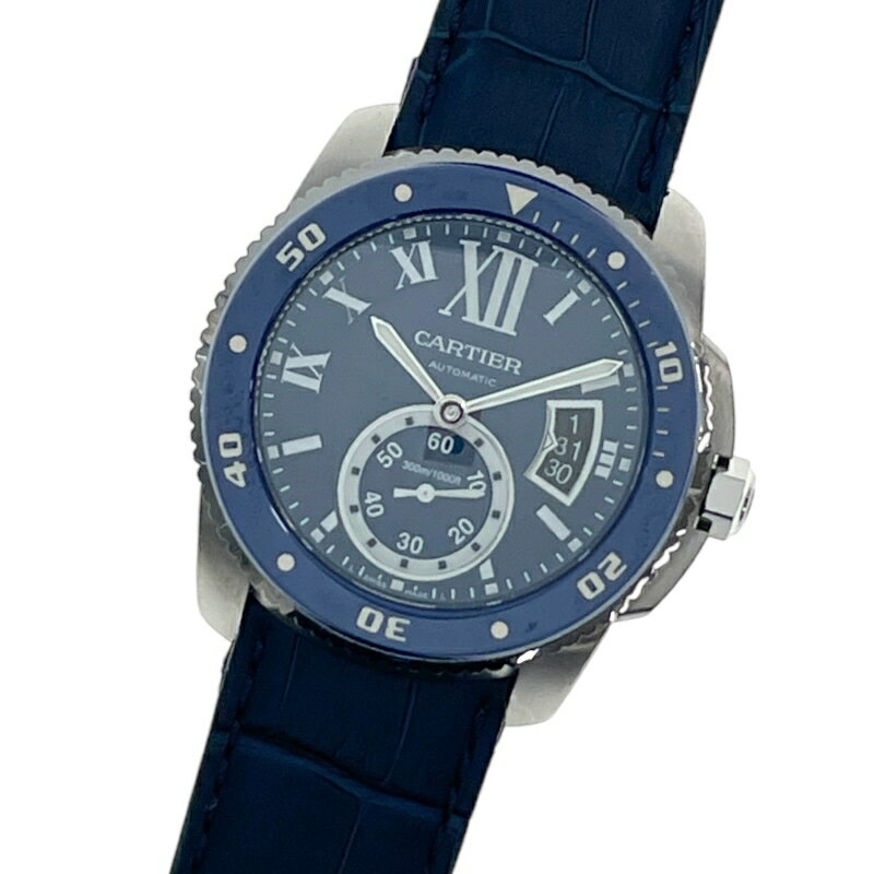 カルティエ Cartier カリブルドゥカルティエ ダイバー WSCA0010 SS 自動巻き メンズ 腕時計【中古】