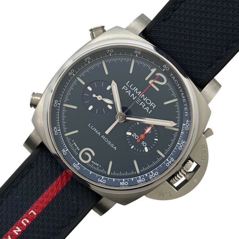 パネライ PANERAI ルミノール クロノ ルナロッサ世界1000本限定 PAM01303 SS メンズ 腕時計【中古】
