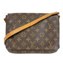 ルイ・ヴィトン LOUIS VUITTON ミュゼット・タンゴ・ショート M51257 ブラウン ゴールド金具 モノグラム レディース ショルダーバッグ【中古】