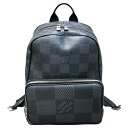 ルイ・ヴィトン LOUIS VUITTON キャンバス・バックパック N50009 ブラック ダミエグラフィットキャンバス レザー ユニセックス リュック・デイ...