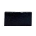 エルメス HERMES MC2・フレミング U刻印 ブラック アリゲーターマット レディース 長財布【中古】